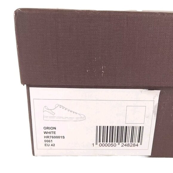 Raf Simons Orion Vegan Leather Sneakers 42 9 Mens White New - Picture 11 of 16